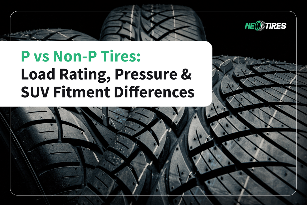 P vs Non-P Tires: Load Rating, Pressure & SUV Fitment Differences