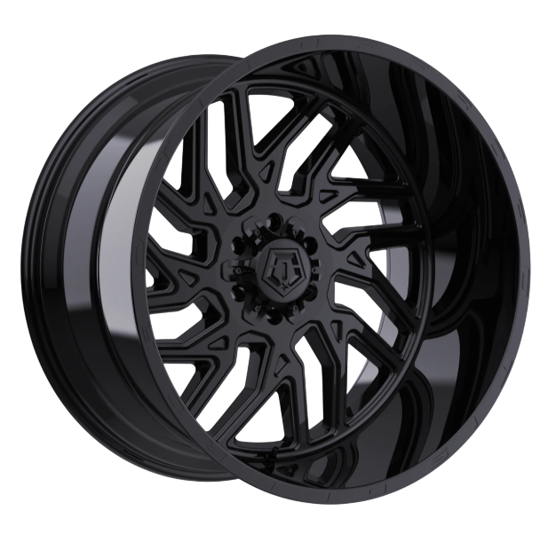Gloss Black with Cast Lip Logo