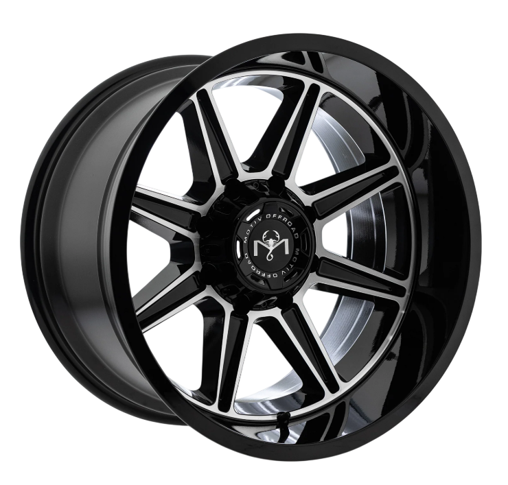 Gloss Black With Machined Face Accents
