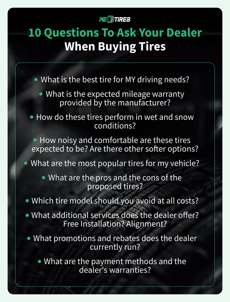 What to ask for when buying tires?