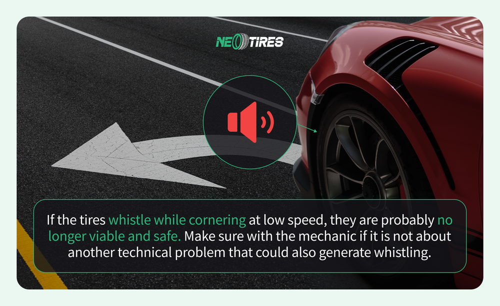 whistling sound in tires