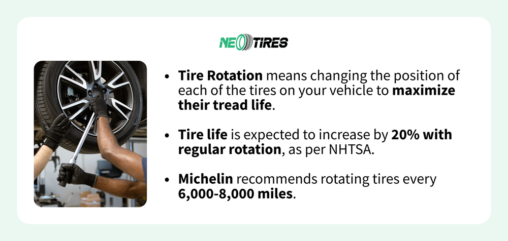 what does tire rotation mean