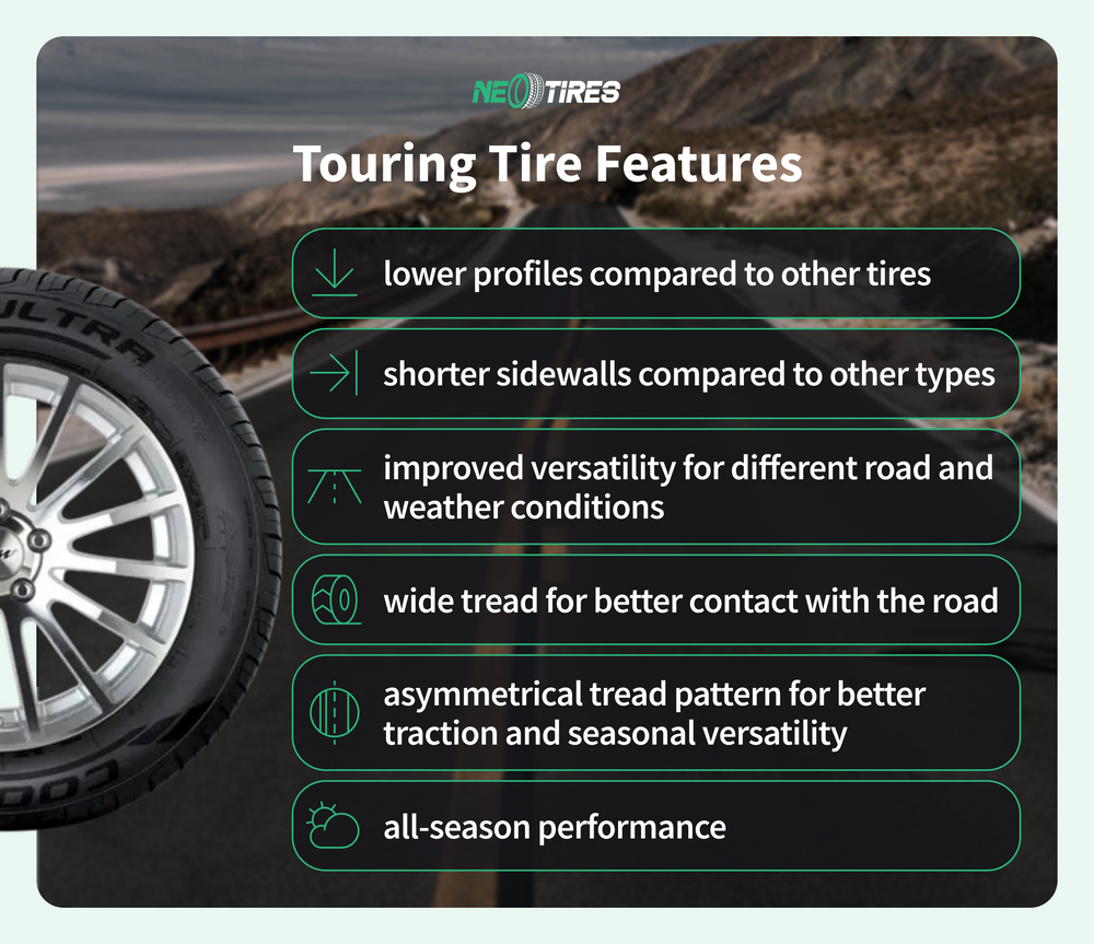 key features of touring tires