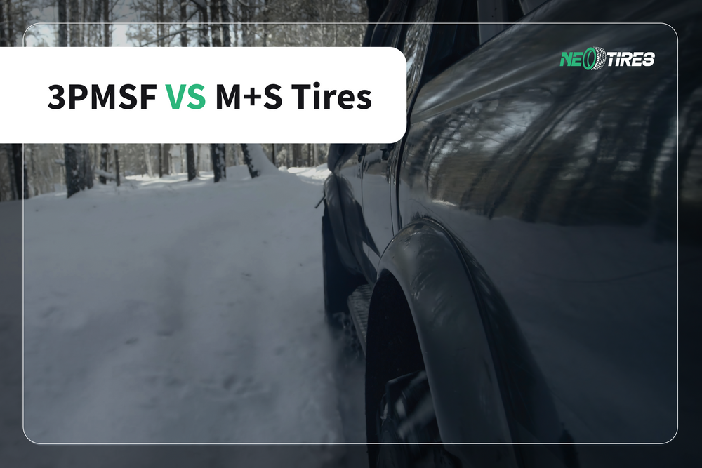 Three Peak Mountain Snowflake Tires VS M+S Tires