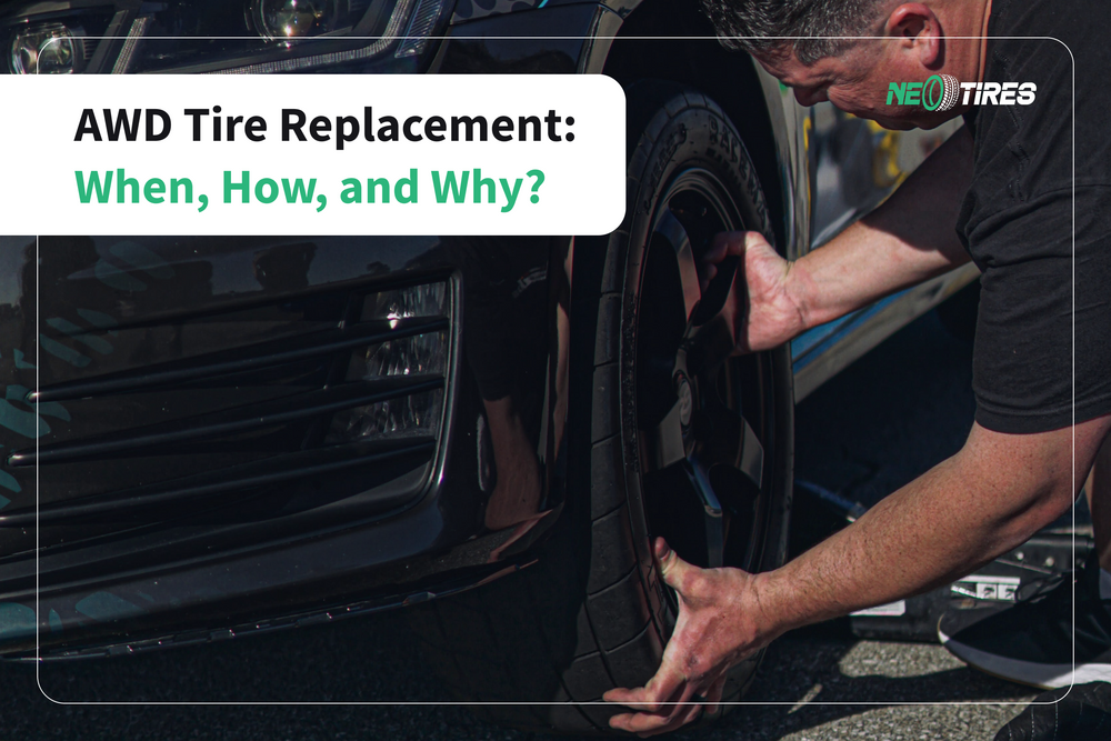 Replacement of All Wheel Drive Tires: When, How, and Why?