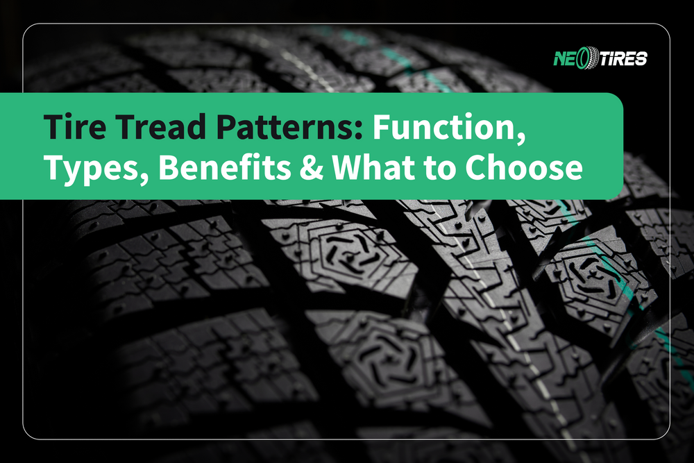 Tire Tread Patterns: Complete Guide 2025 | Function, Types, Benefits & What to Choose