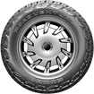 Kumho Road Venture MT51 32X11.50R15 asymmetrical tire