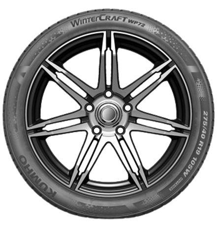 Kumho WinterCraft WP72 asymmetrical tires
