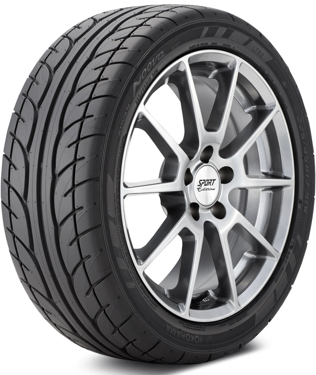 ヨコハマ ADVAN NEOVA AD07　265/35R18　2本 9分溝　旧モデルですが程度良好！ ADVAN NEOVA AD07_サイズ表 - ヨコハマタイヤ [YOKOHAMA TIRE]